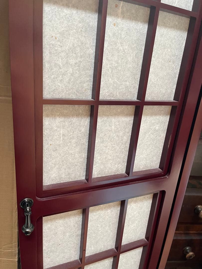 大勝＊三味線ケース 三味線箪笥 アンティーク 三味線展示 棚 ラック