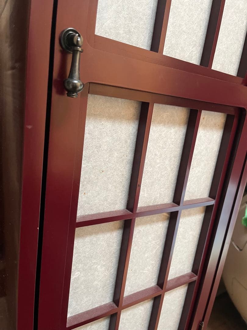 大勝＊三味線ケース 三味線箪笥 アンティーク 三味線展示 棚 ラック