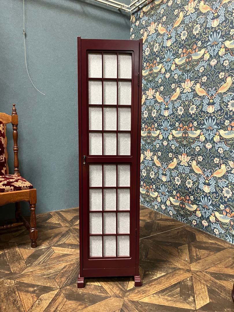 大勝＊三味線ケース 三味線箪笥 アンティーク 三味線展示 棚 ラック