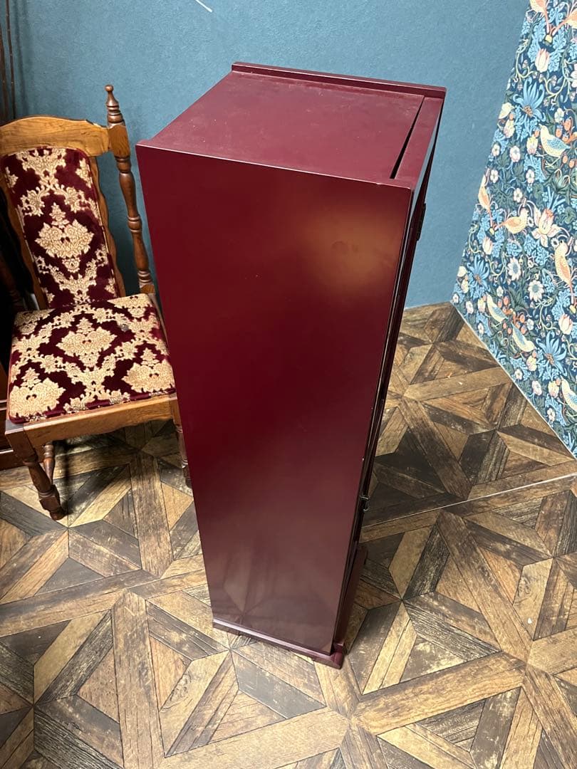 大勝＊三味線ケース 三味線箪笥 アンティーク 三味線展示 棚 ラック