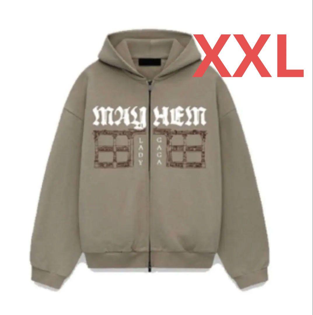 Lady Gaga The MAYHEM ZIP HOODIE XXL ベージュ - メルカリ