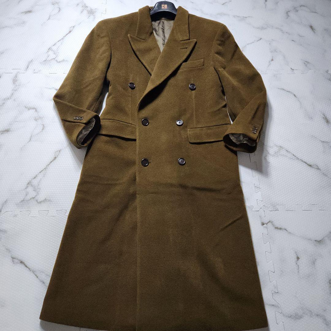 入手困難✨XXL相当 HUGO BOSS チェスターコート マキシ丈 カーキの通販