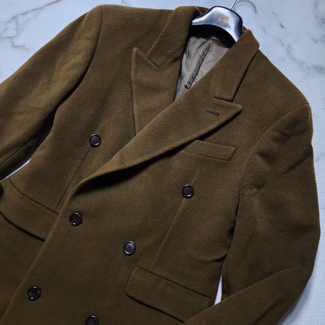 入手困難✨XXL相当 HUGO BOSS チェスターコート マキシ丈 カーキの通販