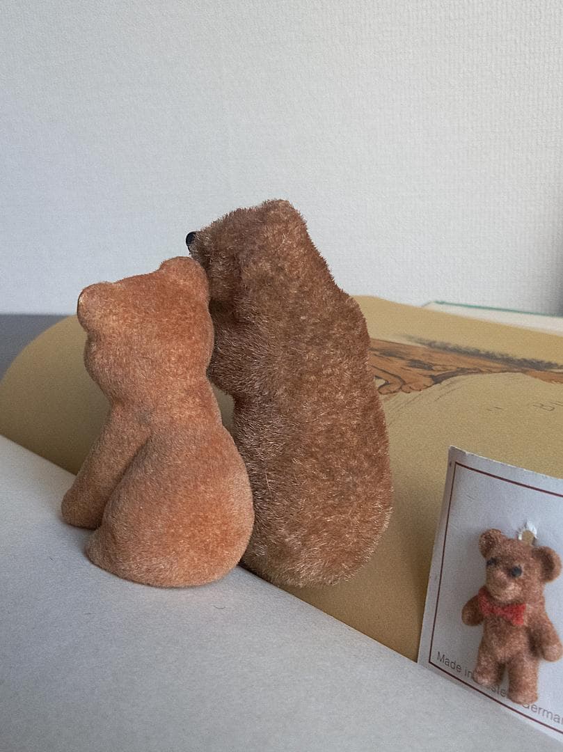 ★陽気な熊さん　ハッピースマイルのベア２点　ドイツ　アンティーク　WAGNER