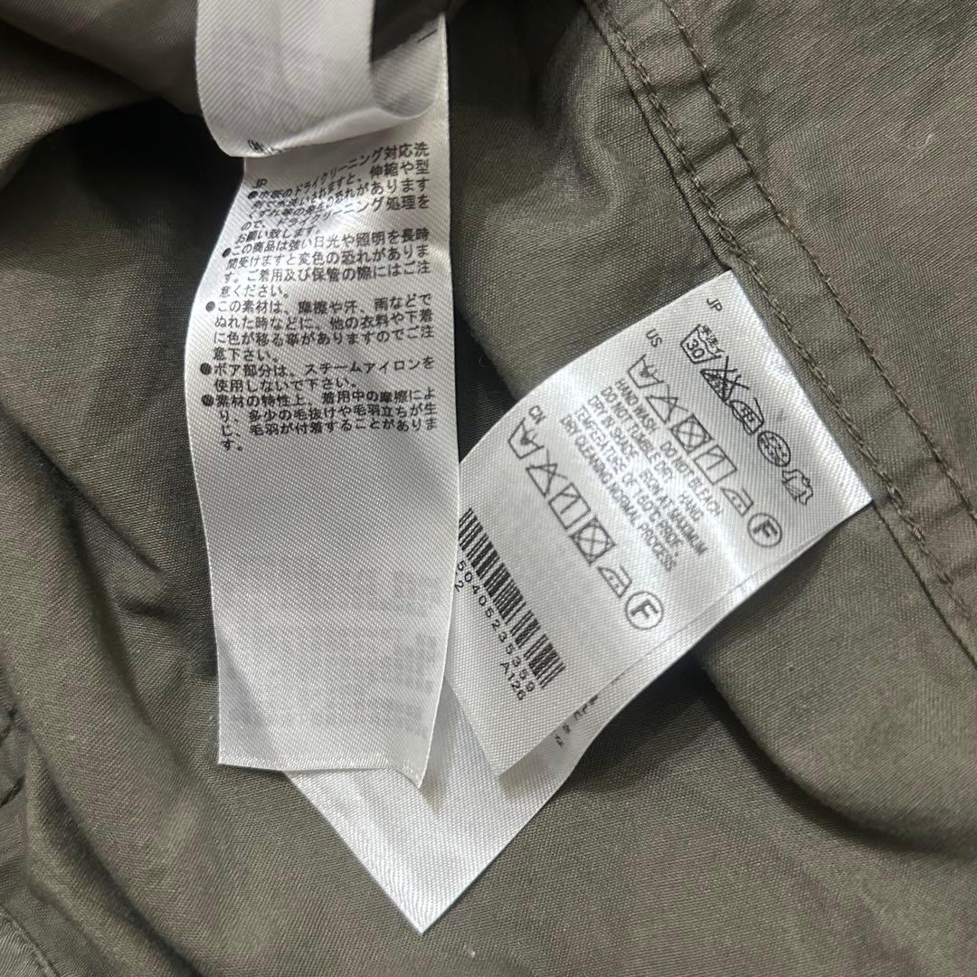 平成ギャルy2k　ファー付きミニタリーモッズコート　フェアリーグランジ　パーカー