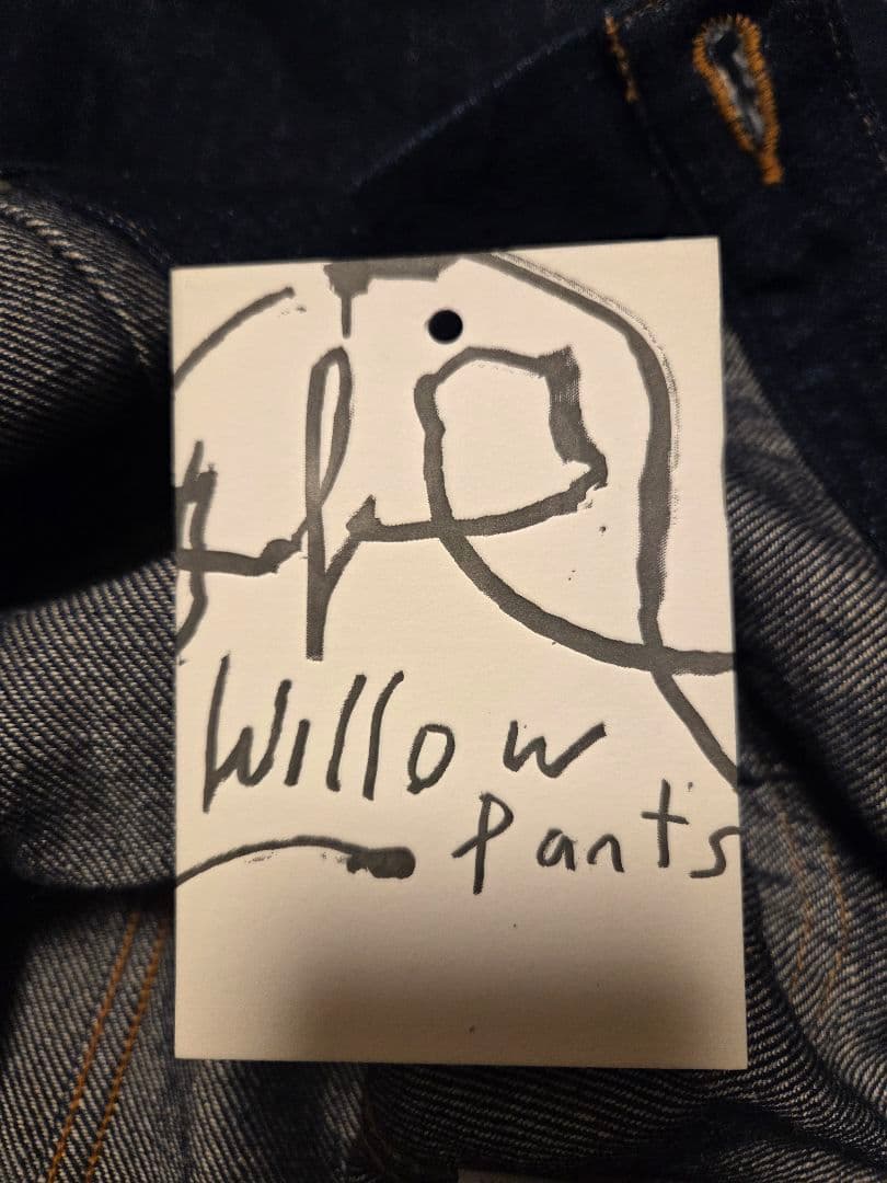willow pants デニムジャケット　ウィローパンツ