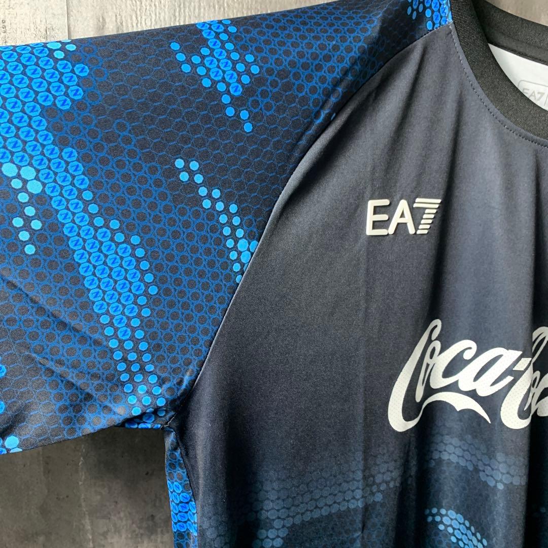 EA7 ナポリ 迷彩柄 シャツ コカ・コーラ ユニフォーム