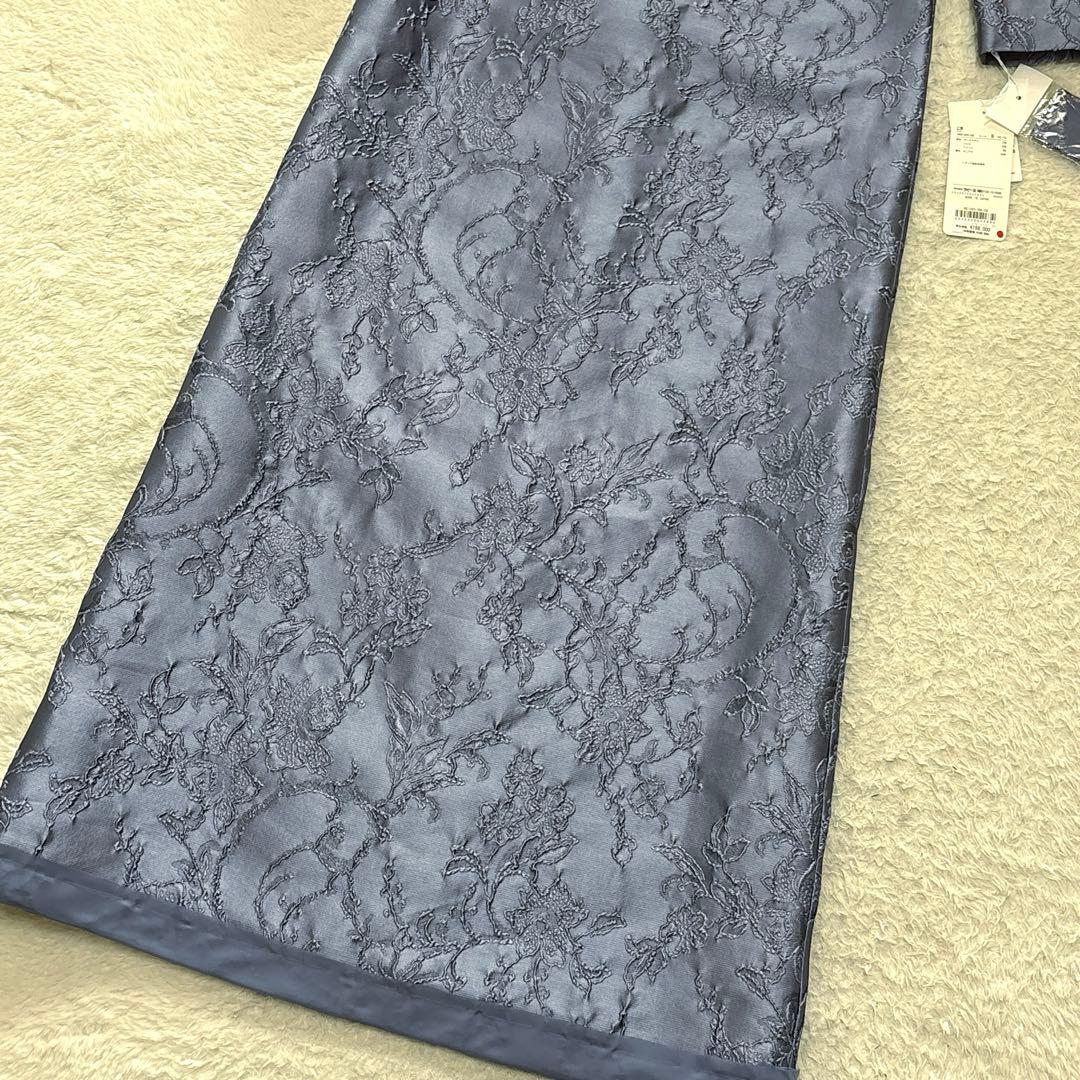 La Festa chic｜シルク混ロングワンピース 定価約20万　新品タグ付