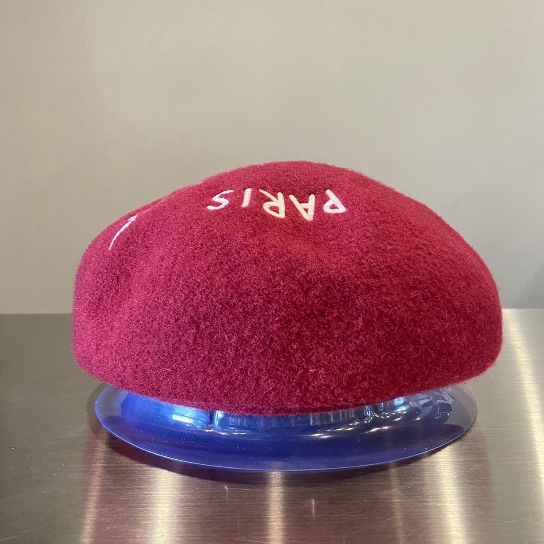 『KENZO』ケンゾー (OS) エッフェル塔刺繍  スーベニア ベレー帽