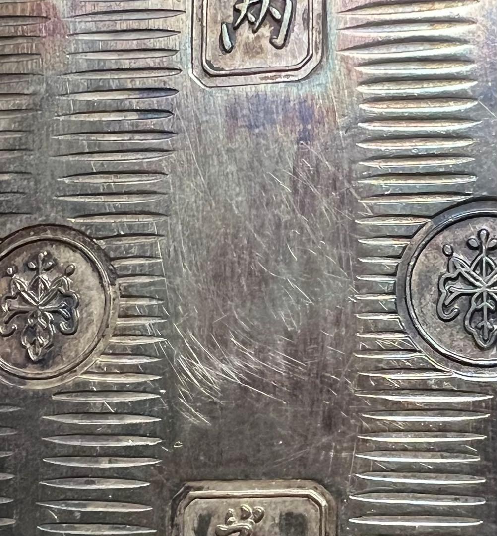 純銀小判 30g 楕円形　木製ケース付き