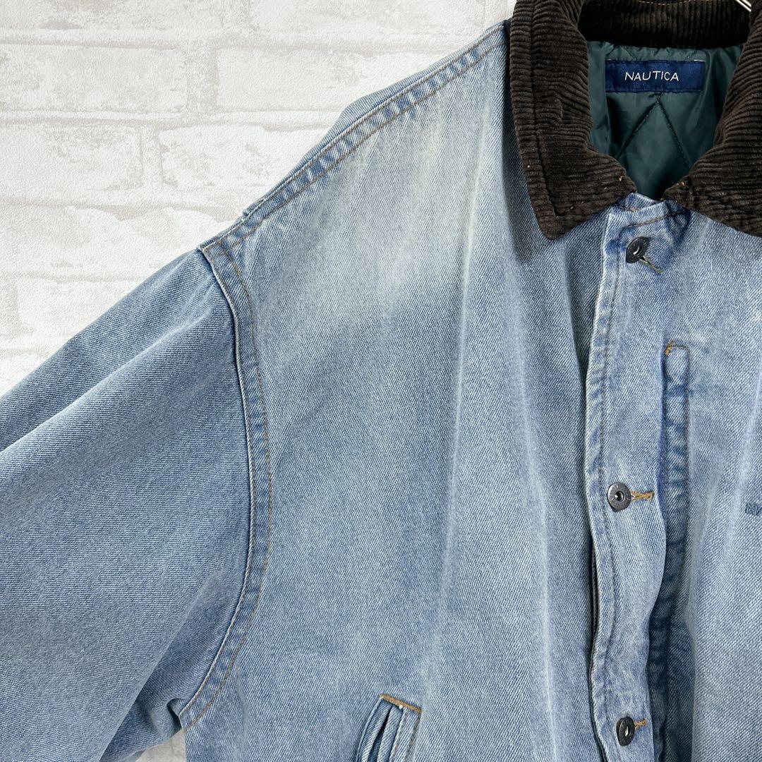 【ノーティカ】NAUTICA XL デニムジャケット ブルゾン a3888