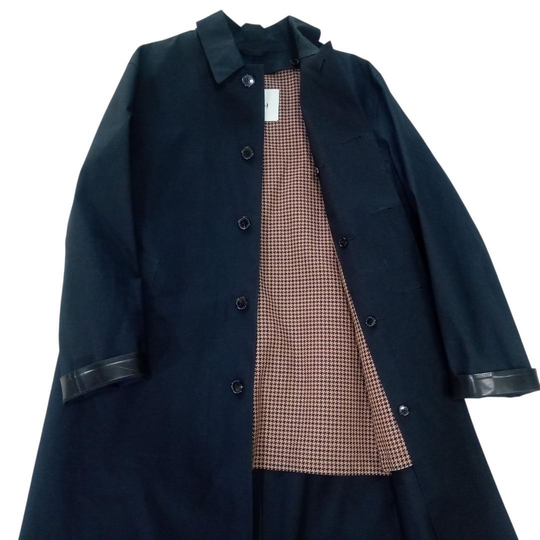 美品 マッキントッシュ DUNCAN ゴム引きコート ライナー付き 36 黑