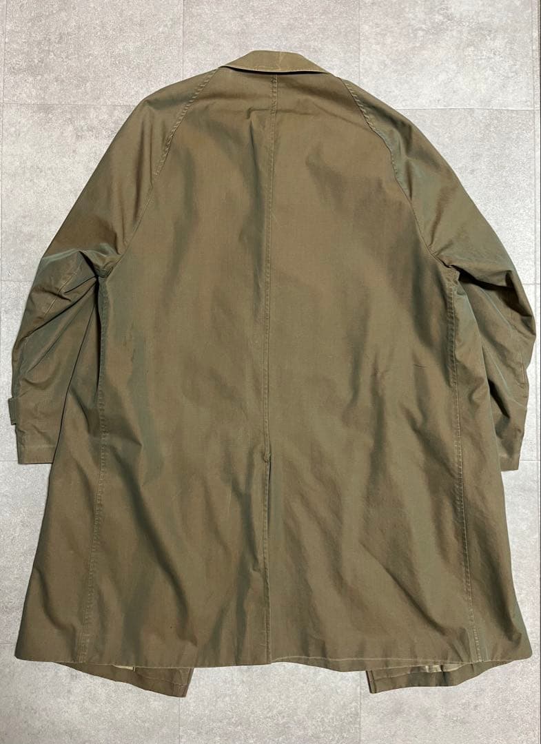 ビンテージ Burberry バーバリー 一枚袖 ステンカラーコート 玉虫