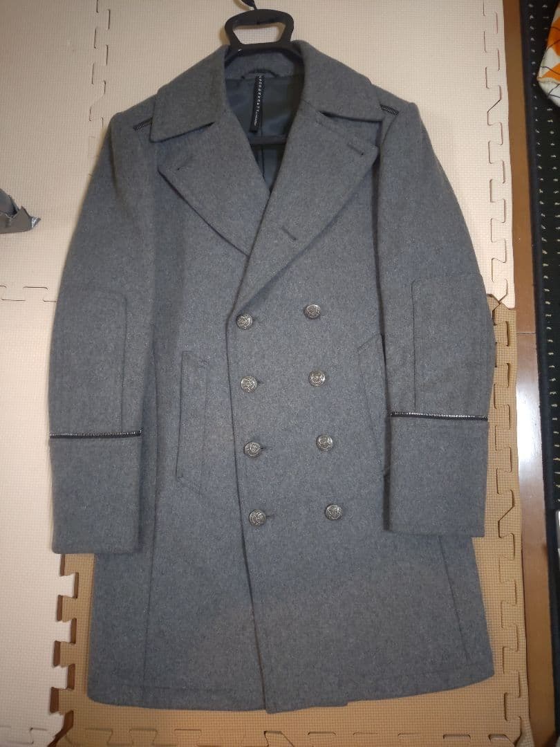 値下げ 成宮寛貴 ブラックバレット Neil Barrett チェスターコート