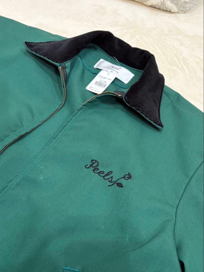 新品 peels green cordur oy collar ジャケット - メルカリ