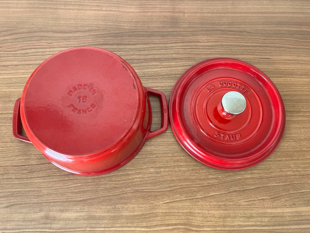 【STAUB】ピコ・ココット ラウンドチェリー/18㎝