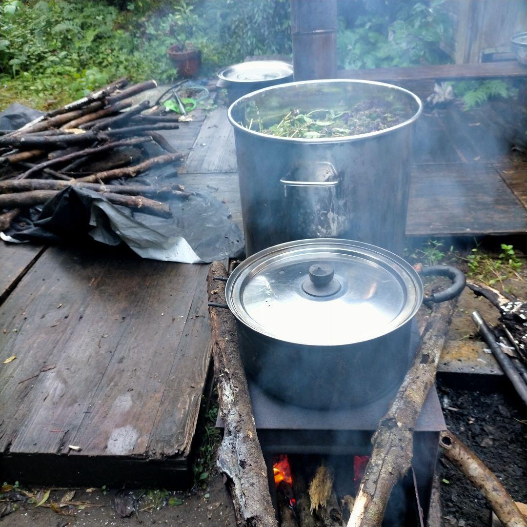 トゥルシー染めシルクコットンストール