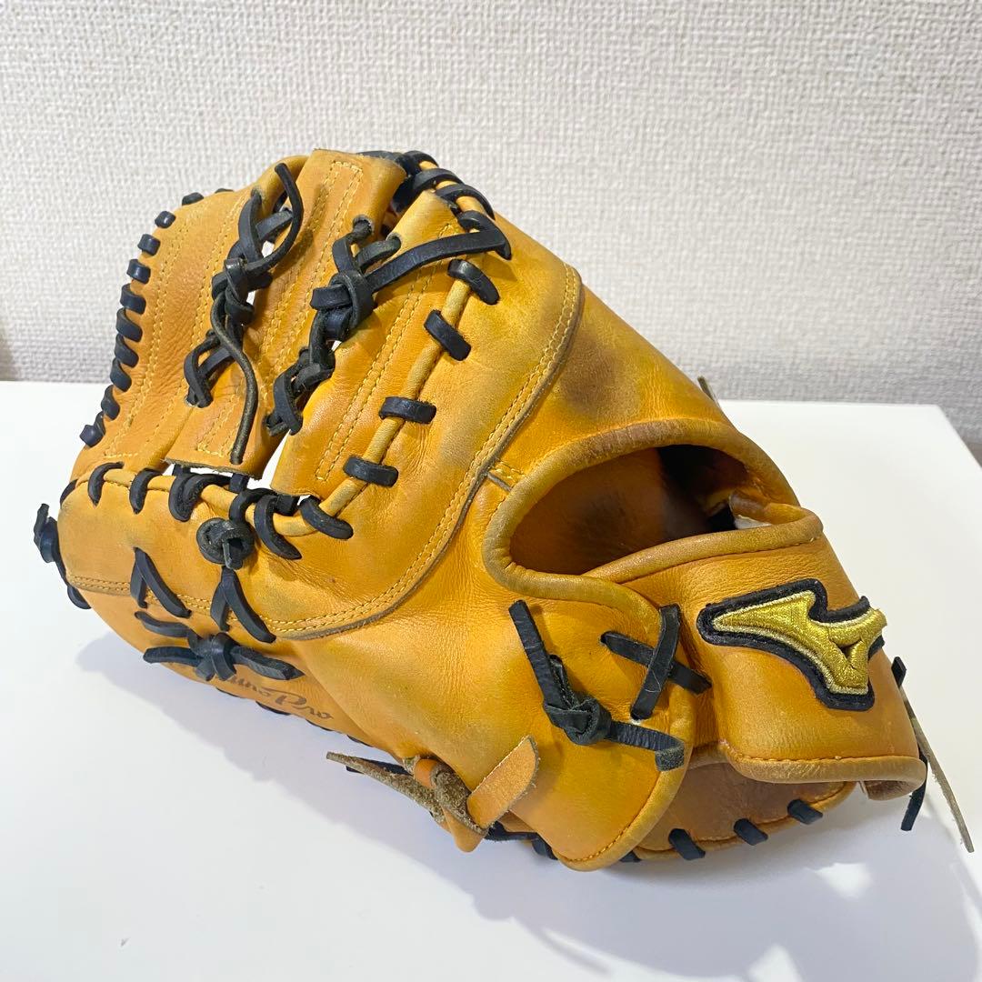 ミズノプロ 一般軟式 左投げ ファーストミット 1AJFR16000 フィンガー