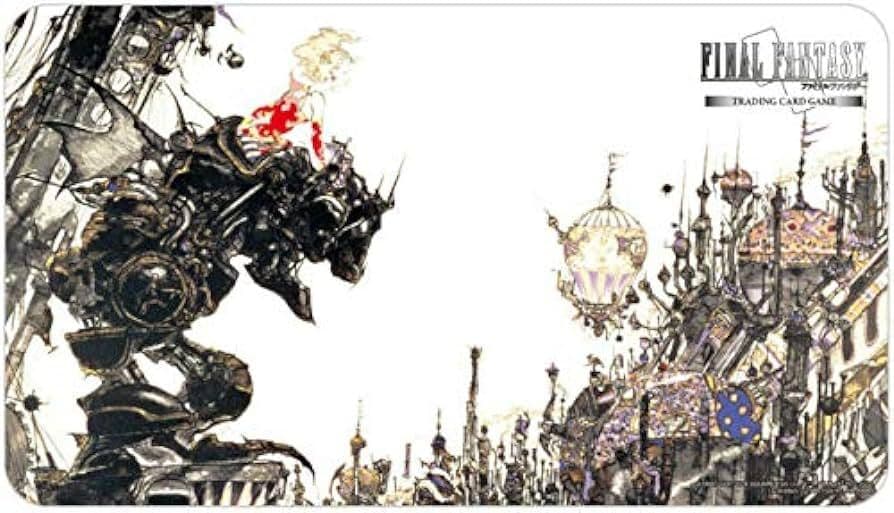 新品 ファイナルファンタジー6 FF6 FFVI プレイマット 街 天野喜孝