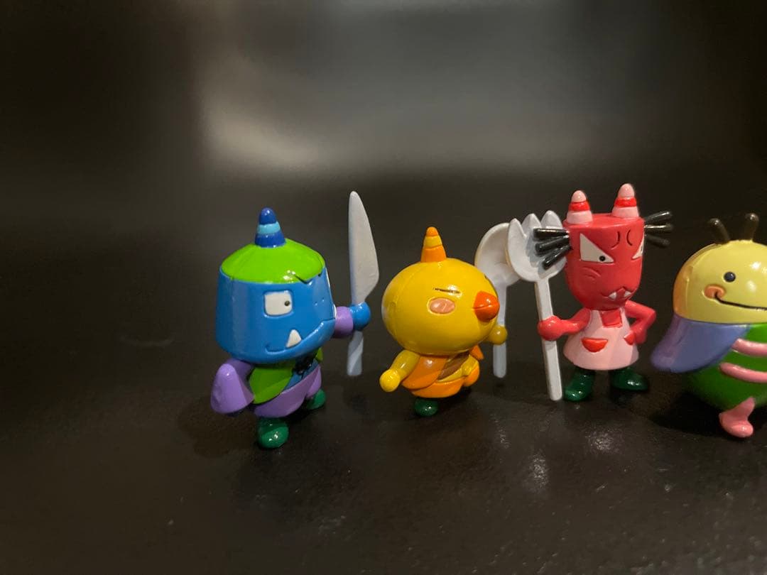 希少レア!!NHKアニメワールド『おじゃる丸』 ミニフィギュア人形6個の