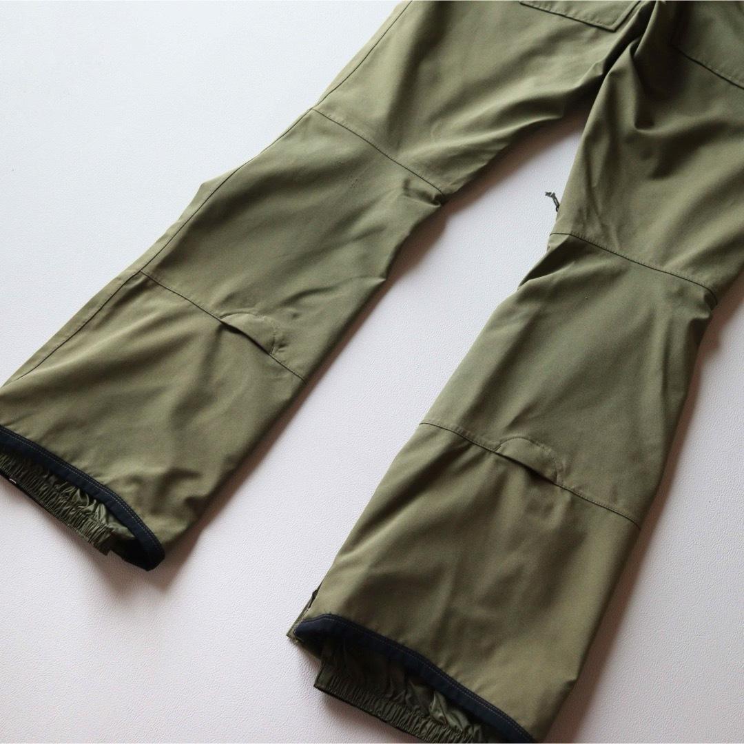 5431【美品】バートン ビブパンツ ノルディック柄 ボーダー レディース