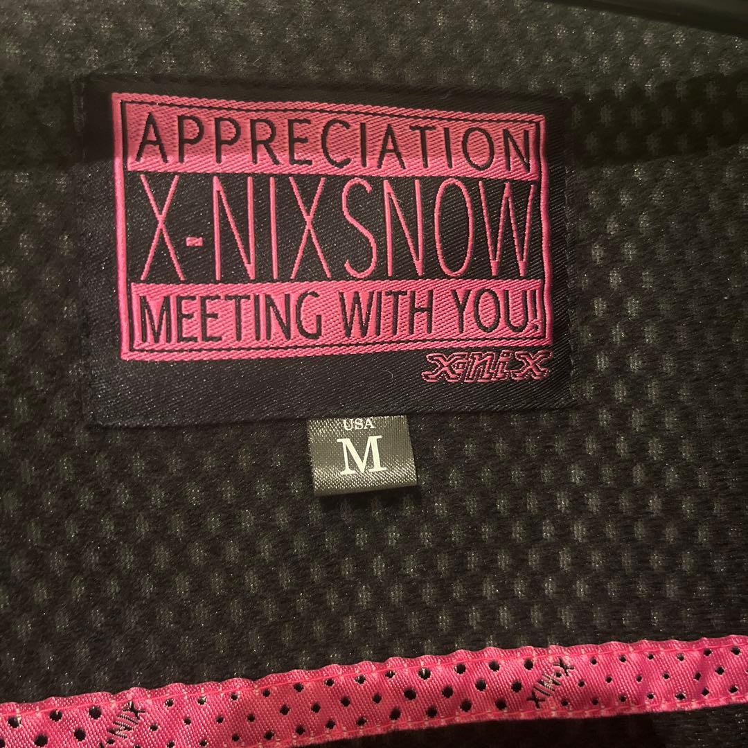 【美品】x-nixエクスニクス スノーボードウェア　上下セット　レディース