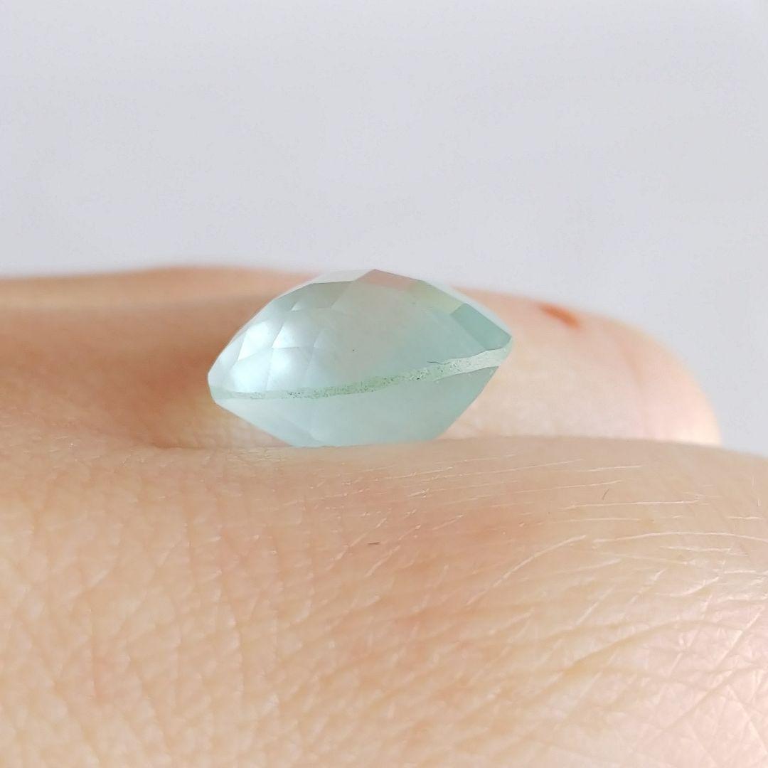 ミルキーアクアマリン ハートシェイプ♡ 5.76ct