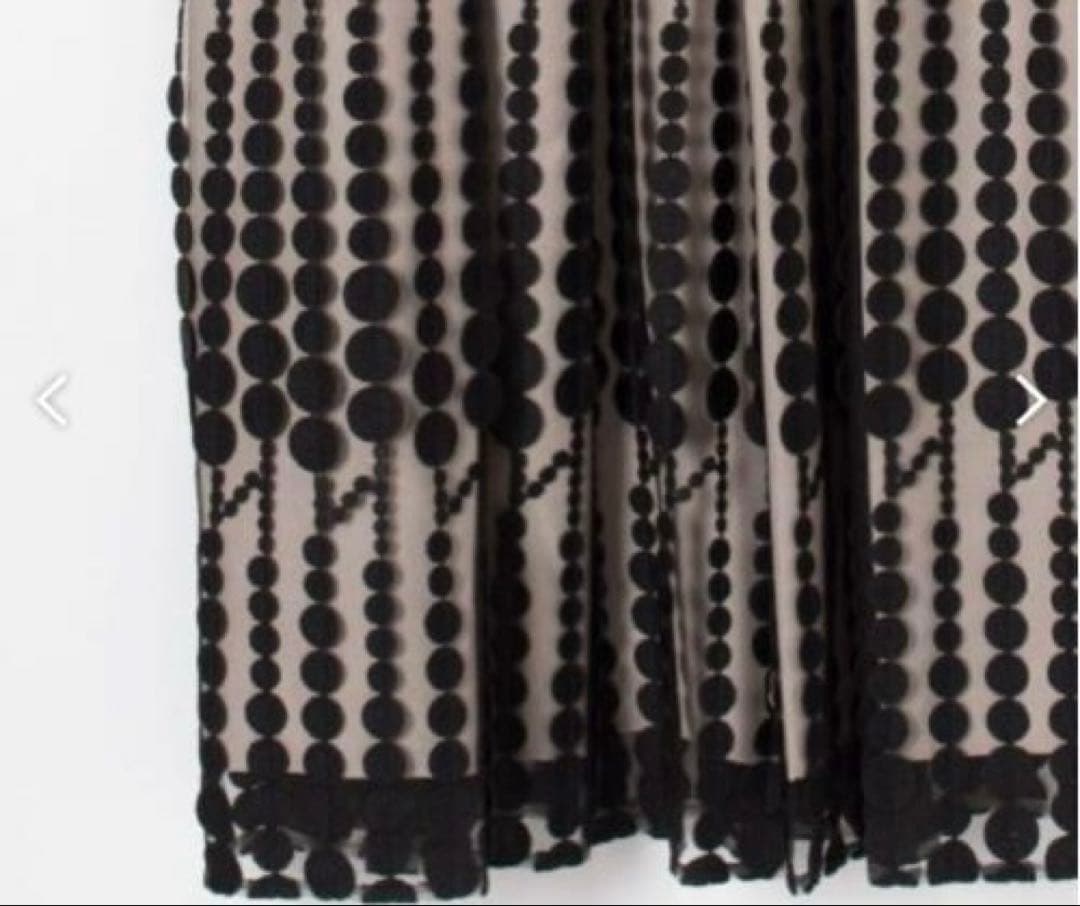 GRACECONTINENTAL グレースコンチネンタル　ドット　刺繍　ワンピ