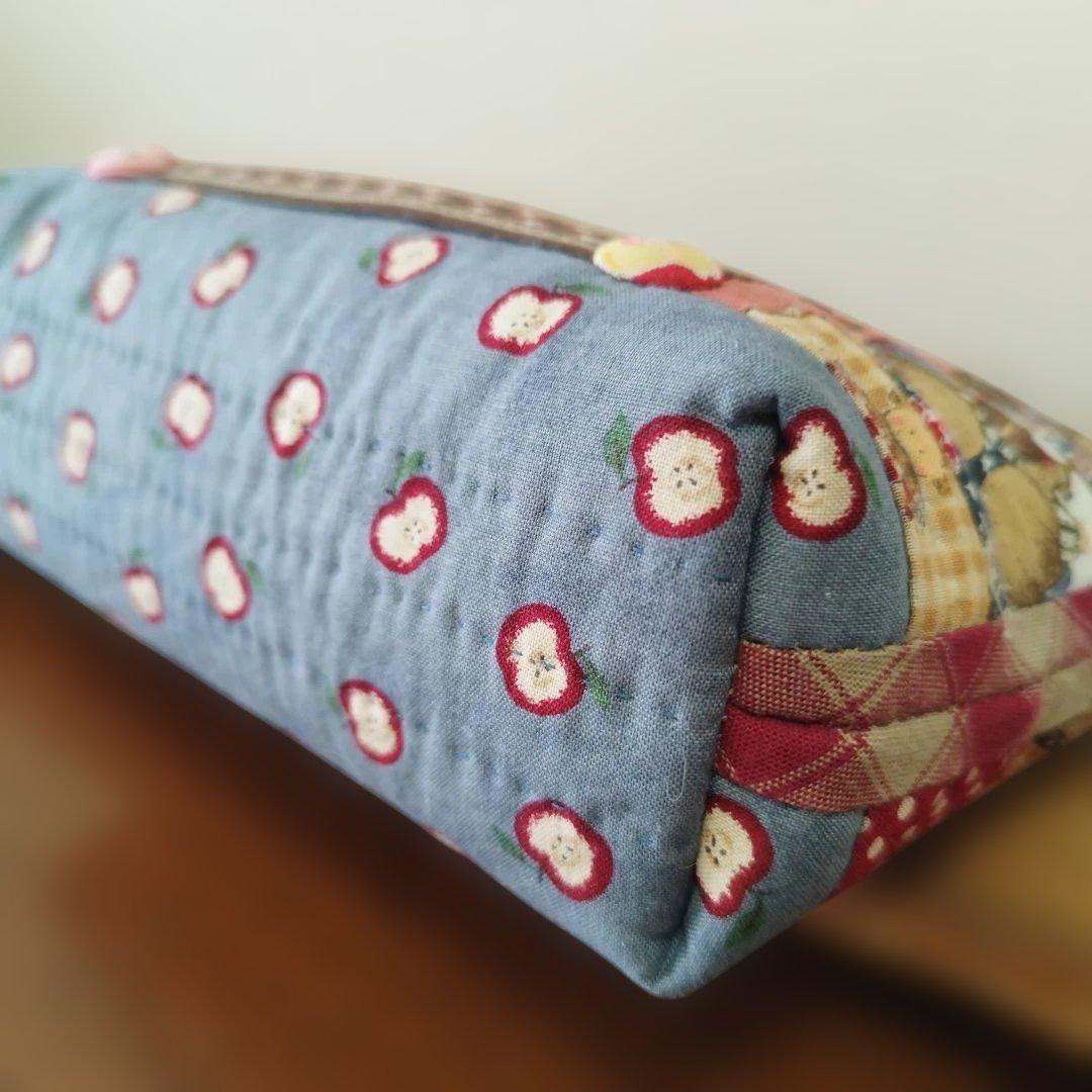 マギーエンジェルパッチワークポーチビッグ!♥ハンドメイド