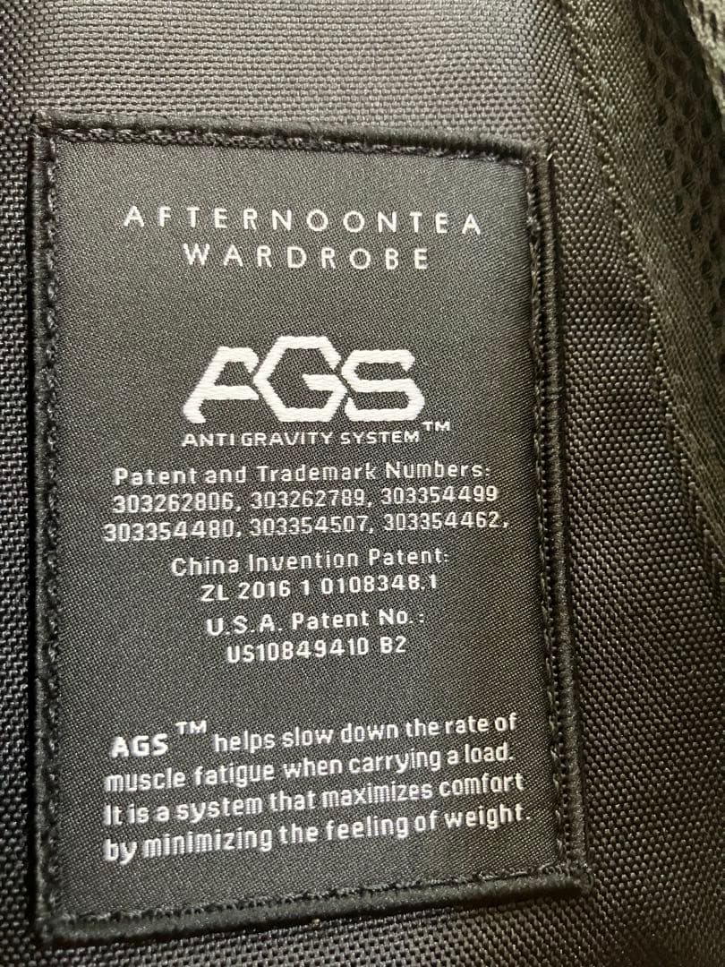 AFTERNOON TEA ブラック無重力リュックS