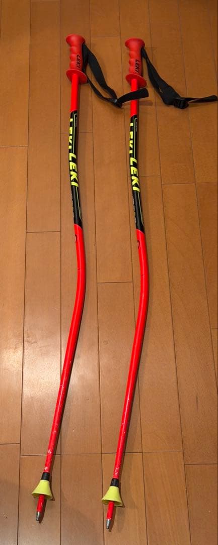 LEKI スキー用ストック 115cm 赤 WCR LITE GS 3D - メルカリ