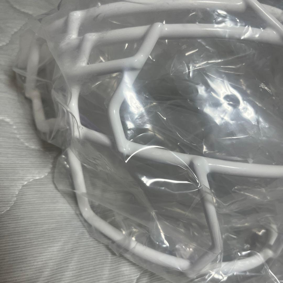 ホワイト ヘルメットフェイスマスクF7