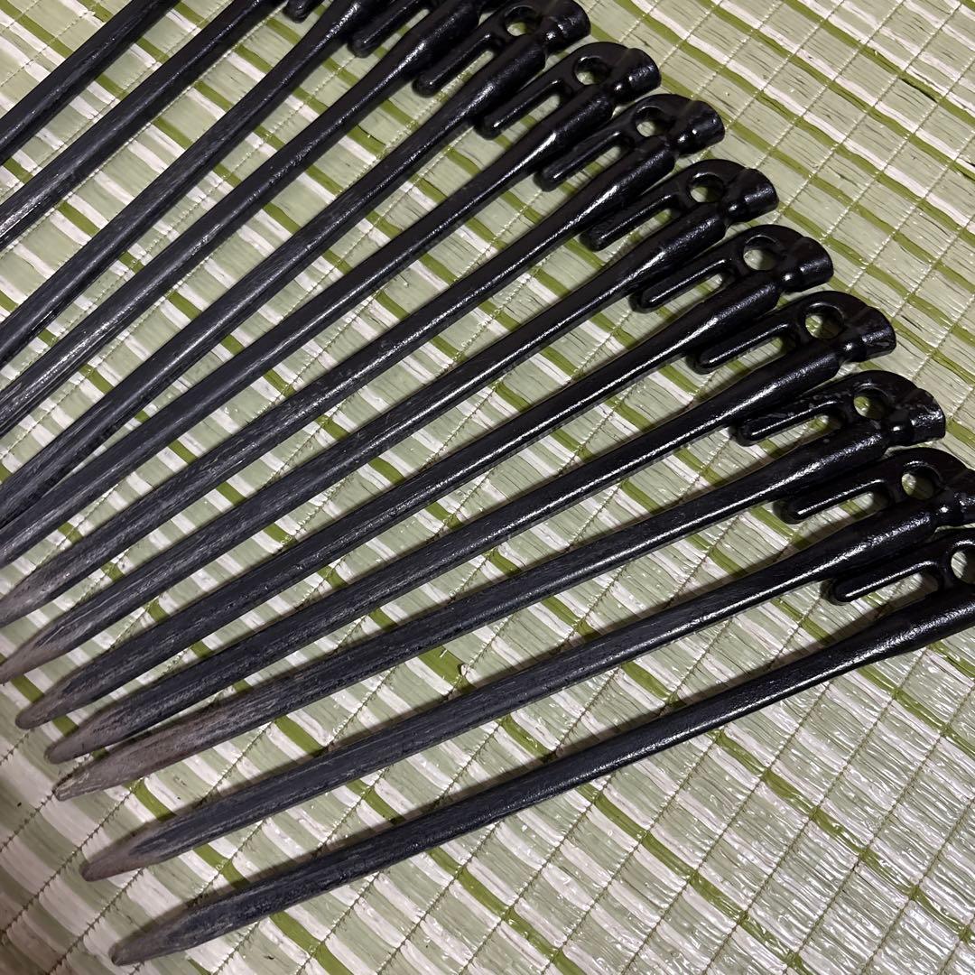 ELLISSE 鍛造ペグ エリッゼ　カオチン塗装　28cm23本 金具　ケース