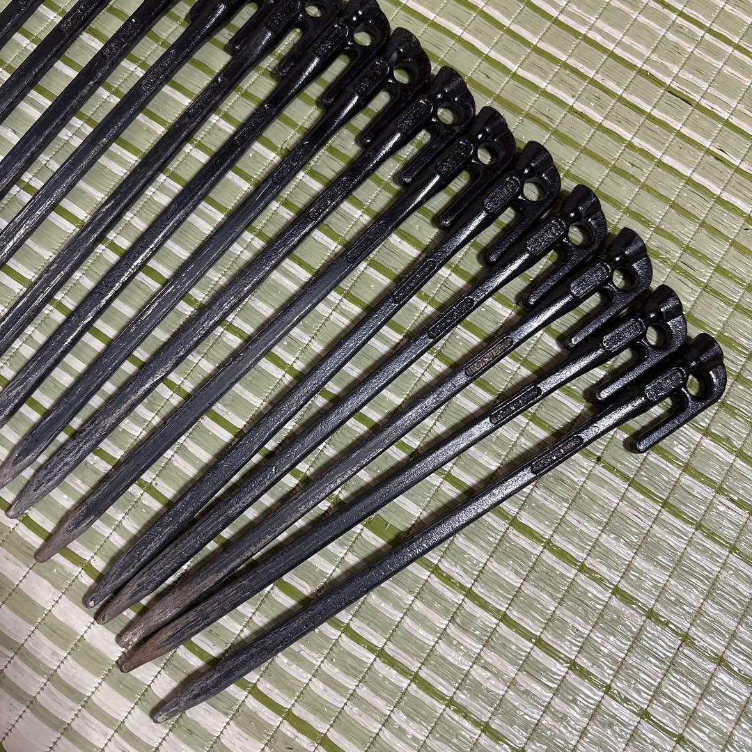 ELLISSE 鍛造ペグ エリッゼ　カオチン塗装　28cm23本 金具　ケース