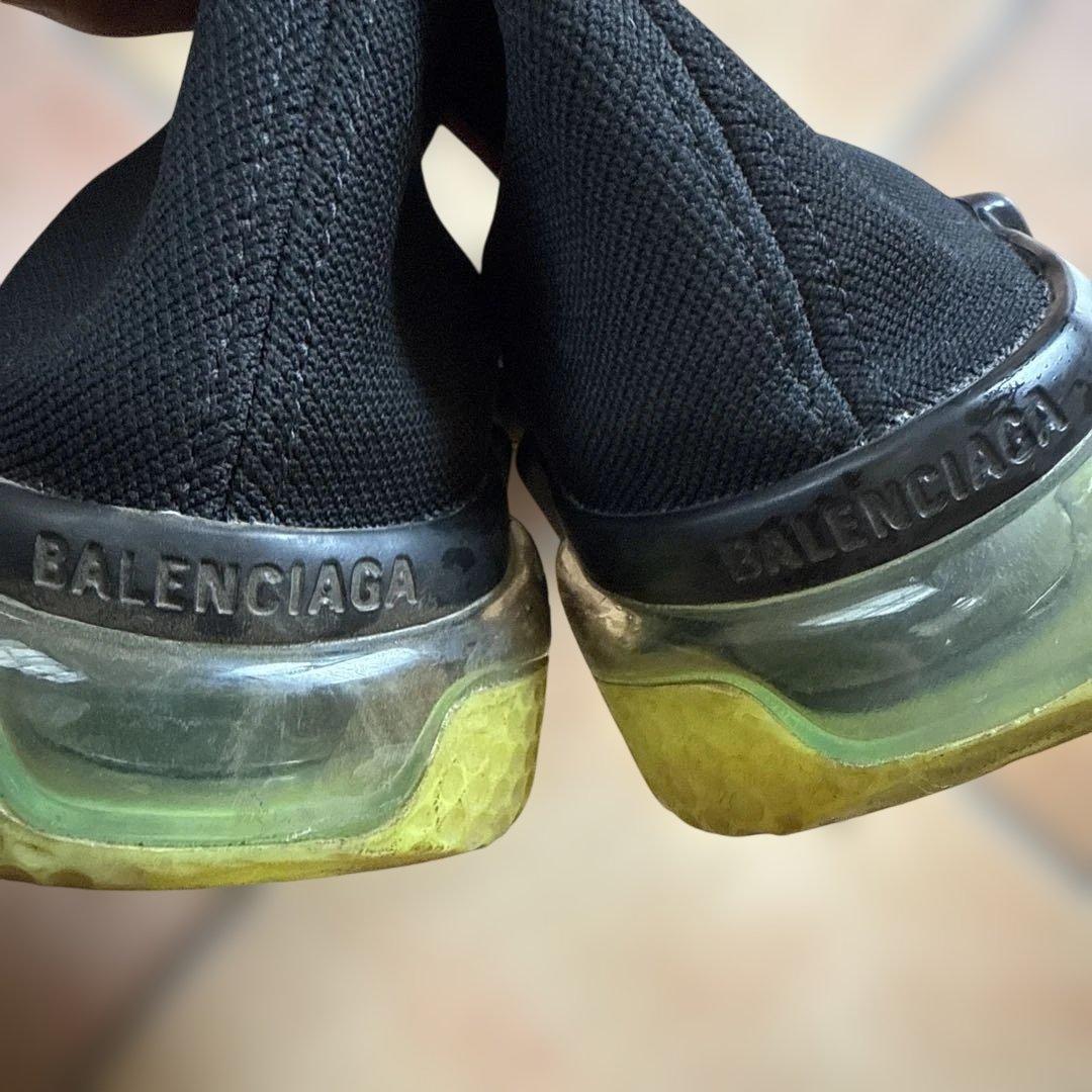 お値下！BALENCIAGA ブラック ニットスニーカー