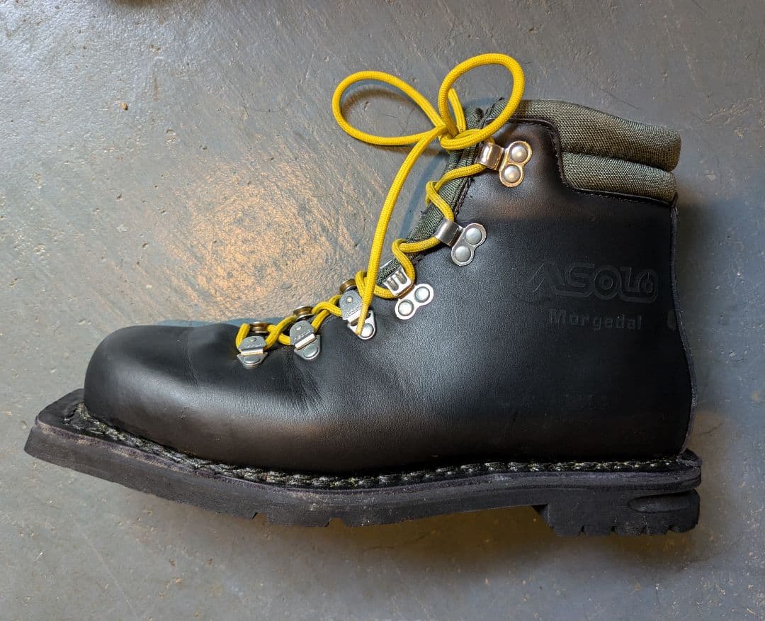 ASOLO　テレマークスキーモルゲダール革製 UK8 1/2 27.5cm