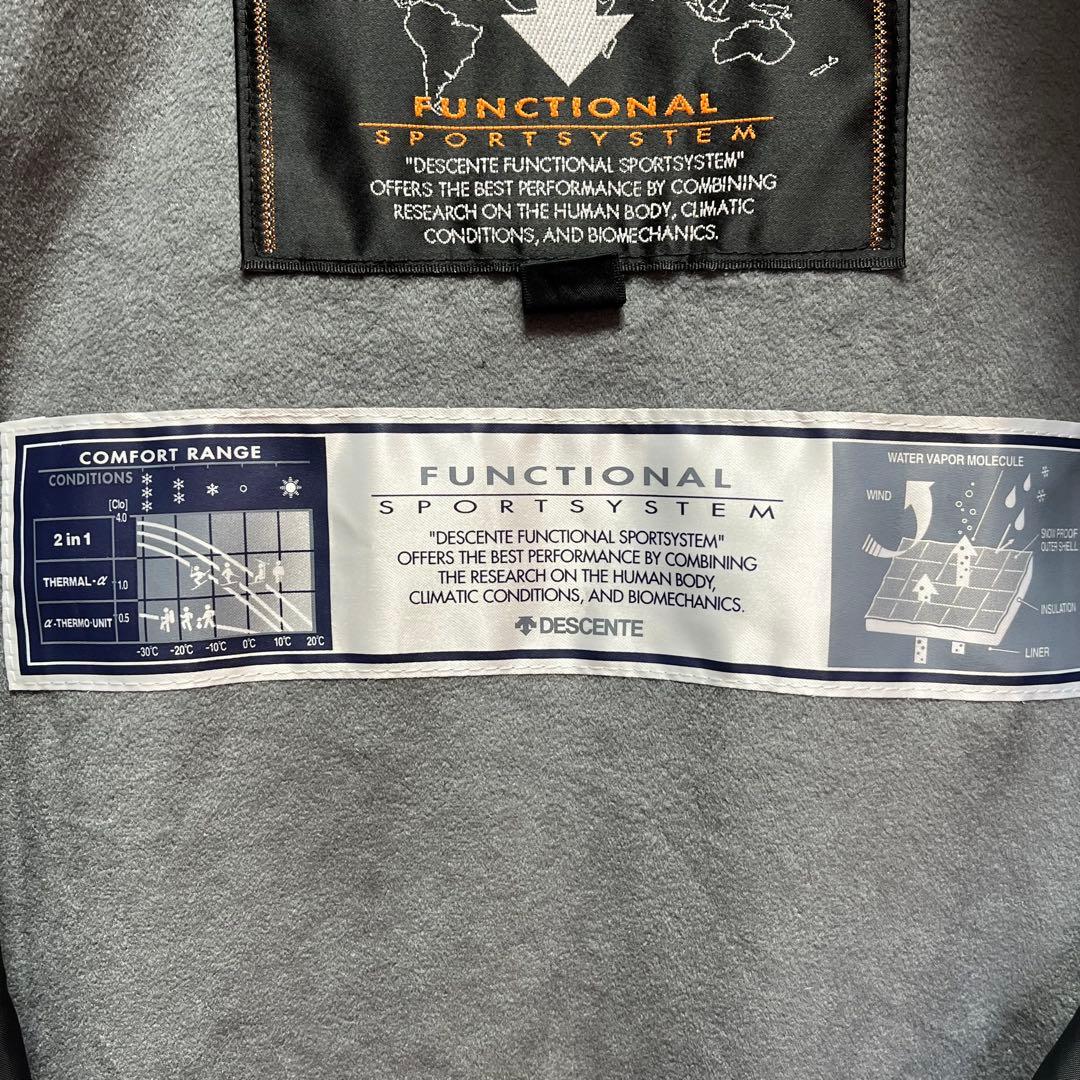 【DESCENTE】スキー スノボ ウェア ウインドブレーカー スポーツ