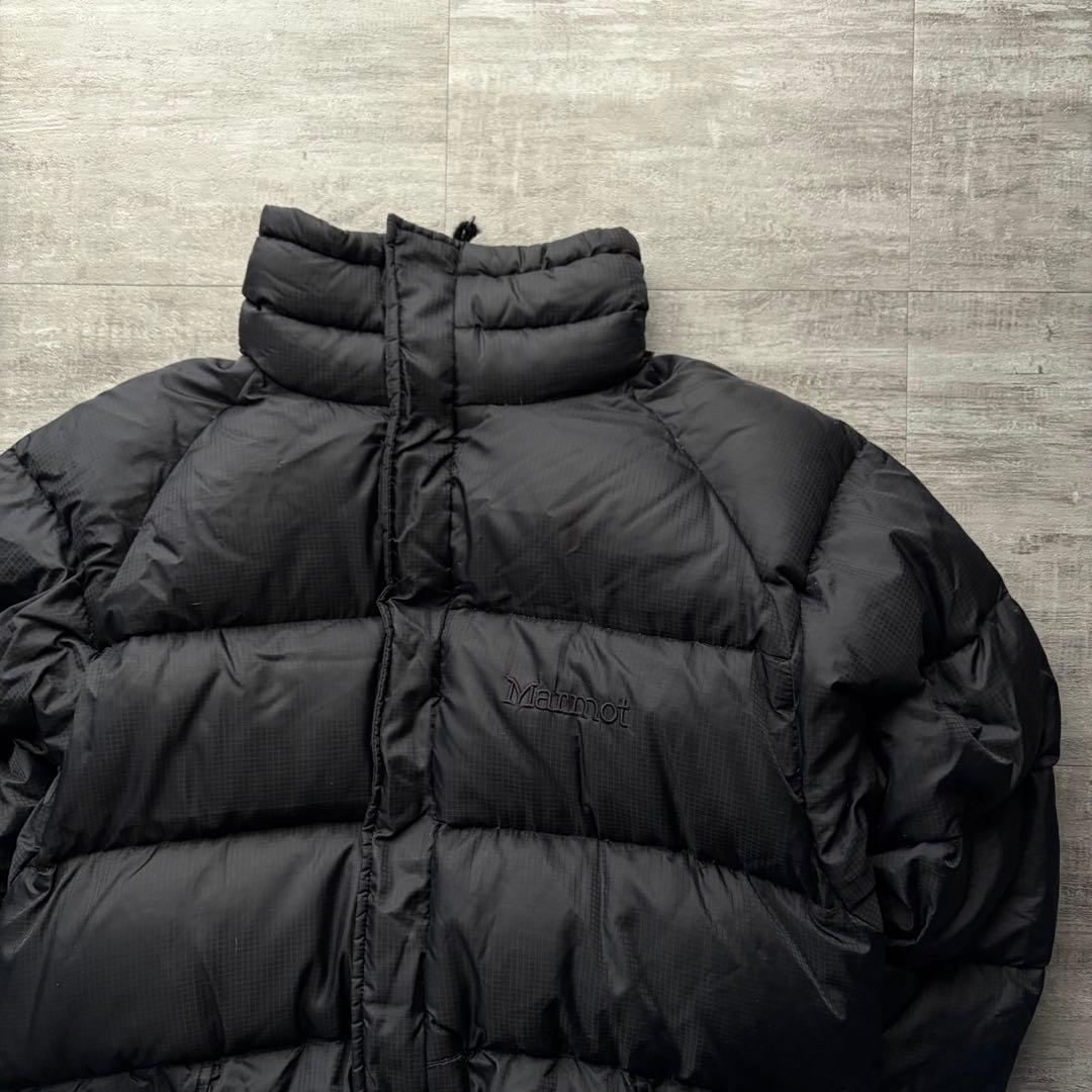 【極暖‼️】Marmot ダウンジャケット ブラック　Sサイズ　肉厚
