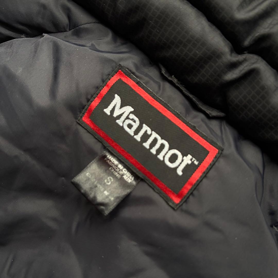 【極暖‼️】Marmot ダウンジャケット ブラック　Sサイズ　肉厚