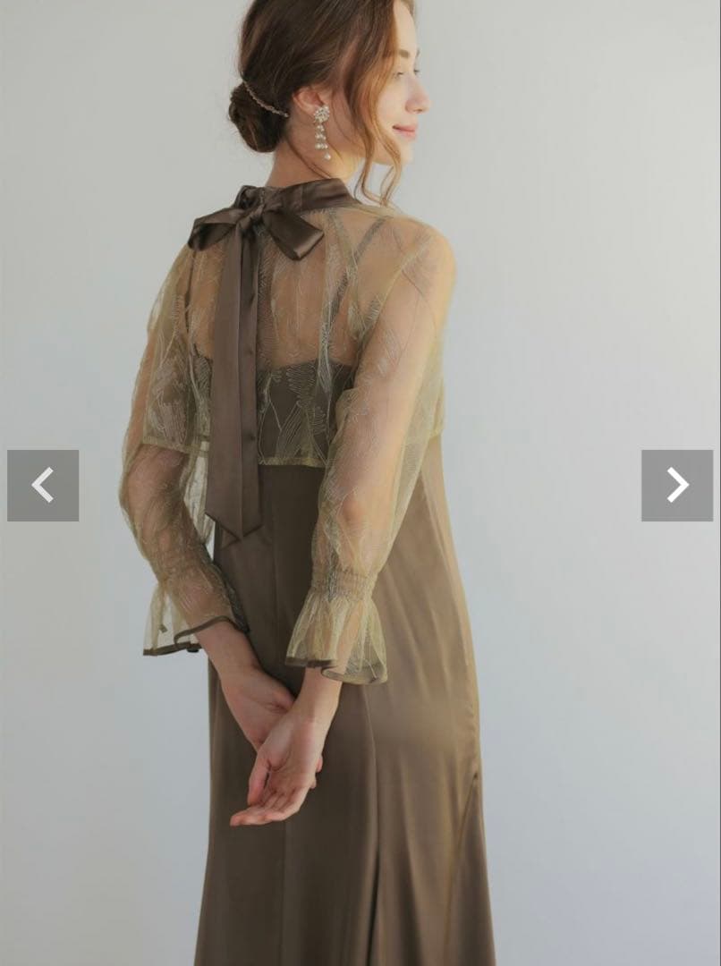 リーフブラウスセットドレス 成人式 同窓会 二次会 オケージョン