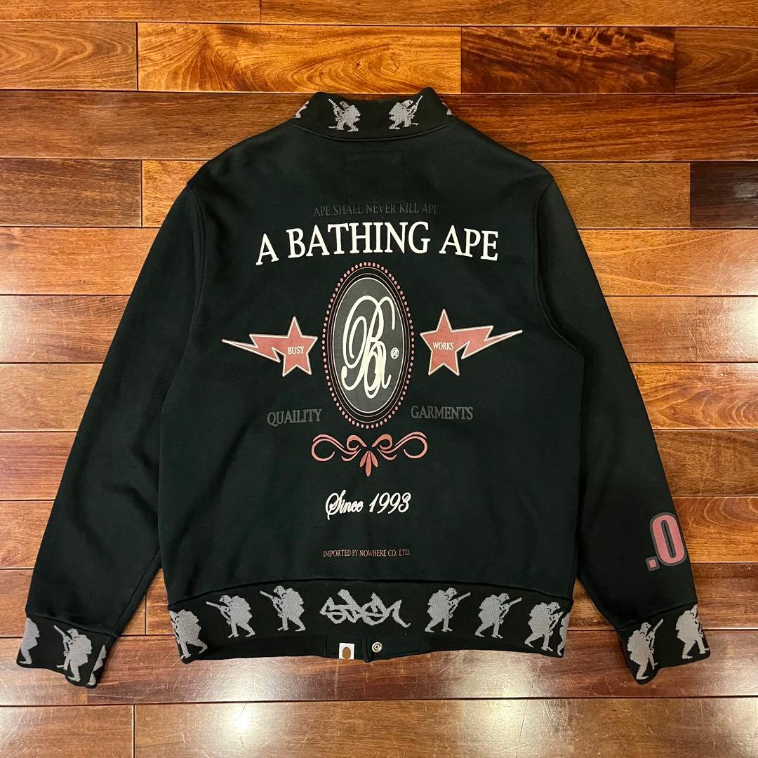 00's A Bathing Ape × Stash スウェットスタジャン