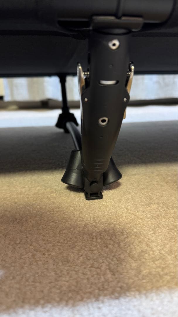 【2個セット】VENTLAX 2WAY アジャスタブル コット（オールブラック）