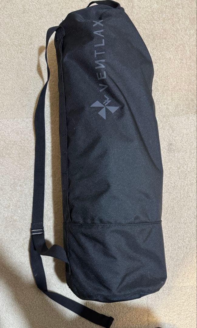 【2個セット】VENTLAX 2WAY アジャスタブル コット（オールブラック）