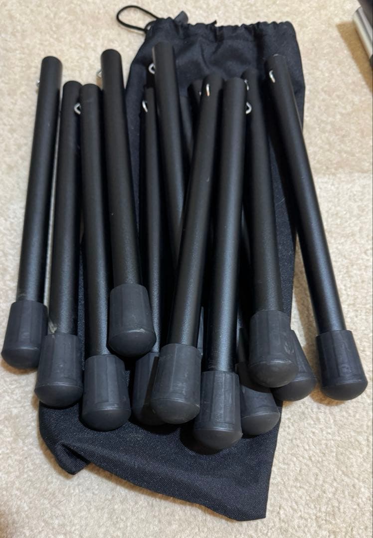 【2個セット】VENTLAX 2WAY アジャスタブル コット（オールブラック）