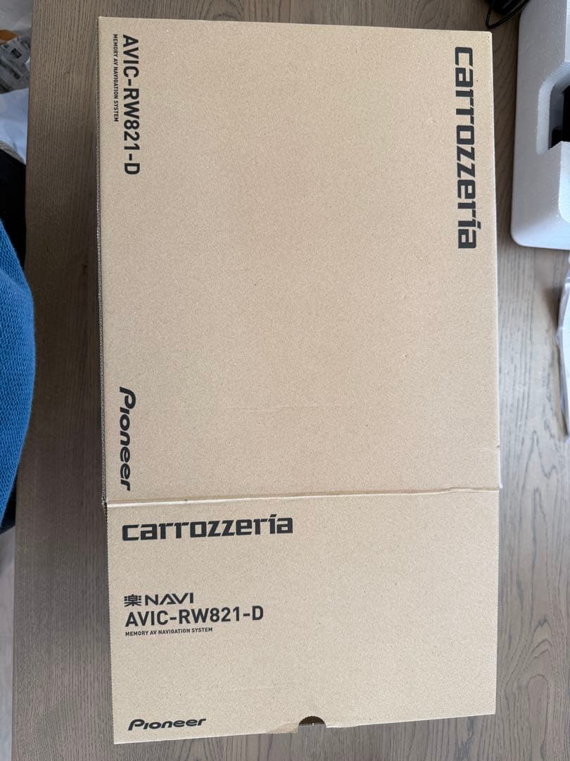 パイオニアAVIC-RZ821-Dナビゲーション フルセグ.地図データ2024年