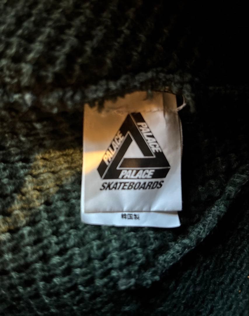 PALACE ニット帽&ネックウォーマー　 ダークグリーン