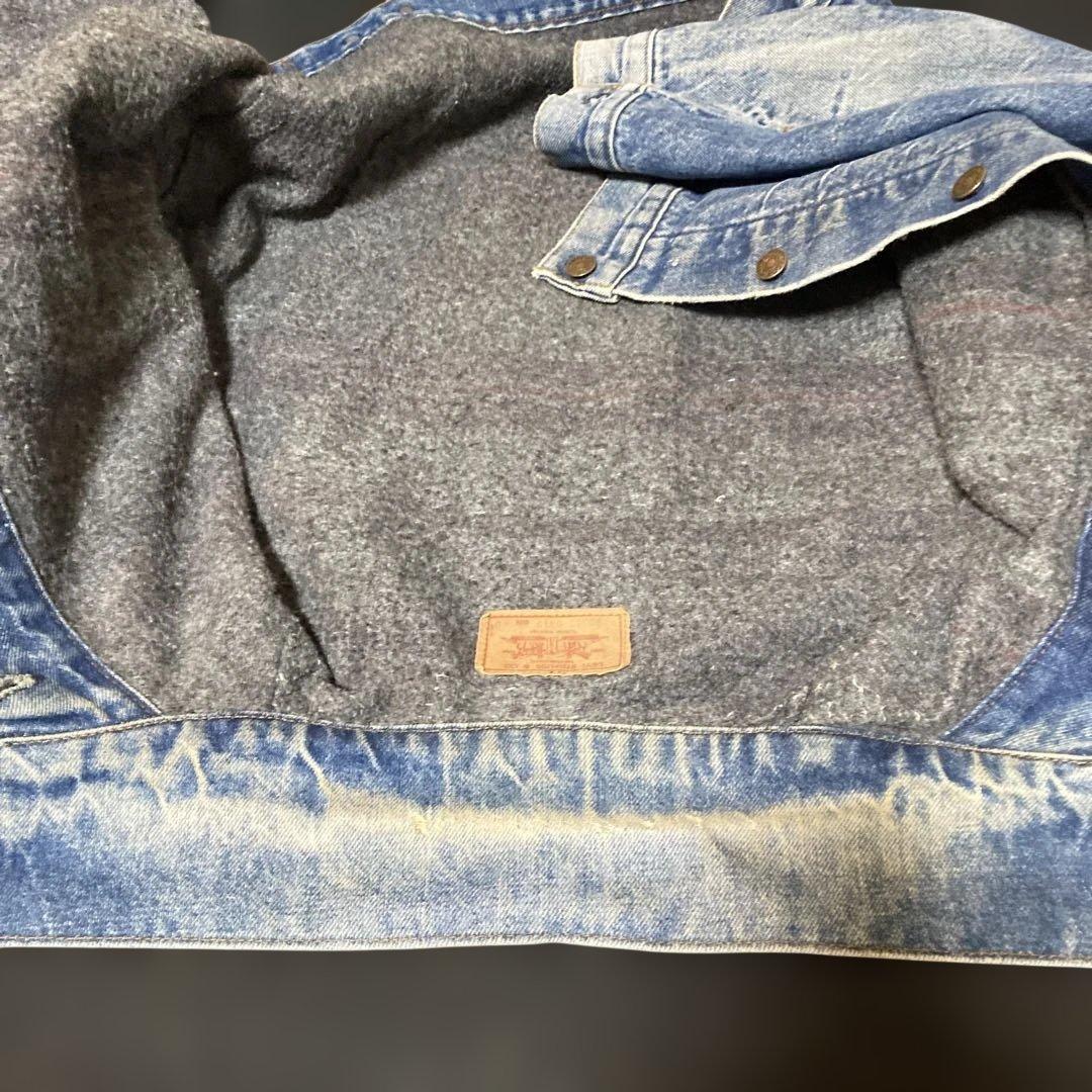 最終価格Levi's 70505 USAトロイ社ブランケット40Ｌ ケアタグ期