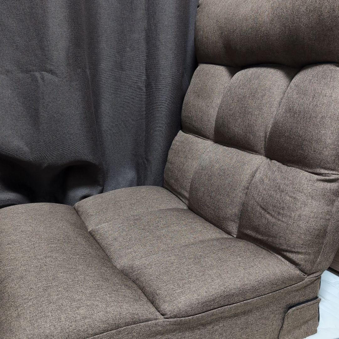 ニトリ　つながるハイバックポケットコイル座椅子　(ロダトール BR)