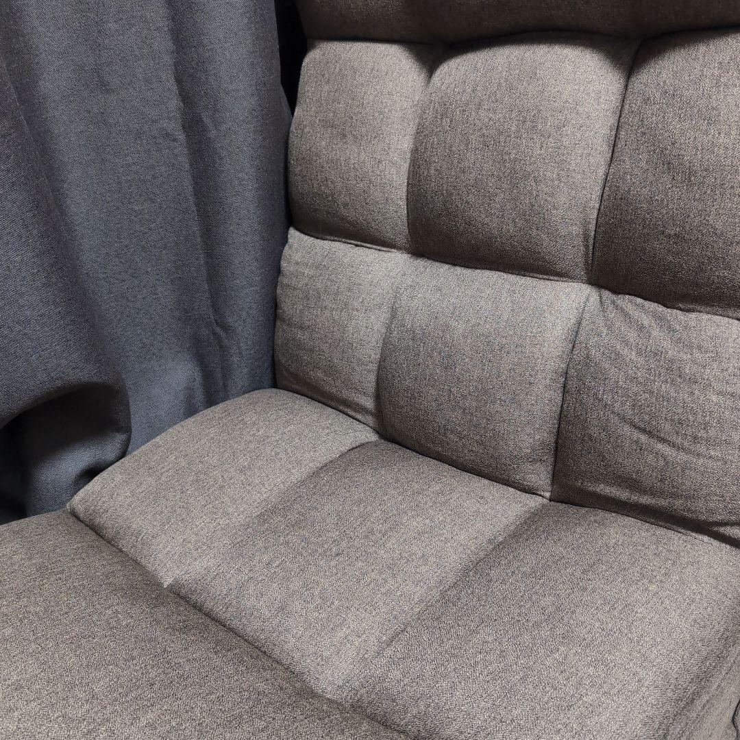 ニトリ　つながるハイバックポケットコイル座椅子　(ロダトール BR)