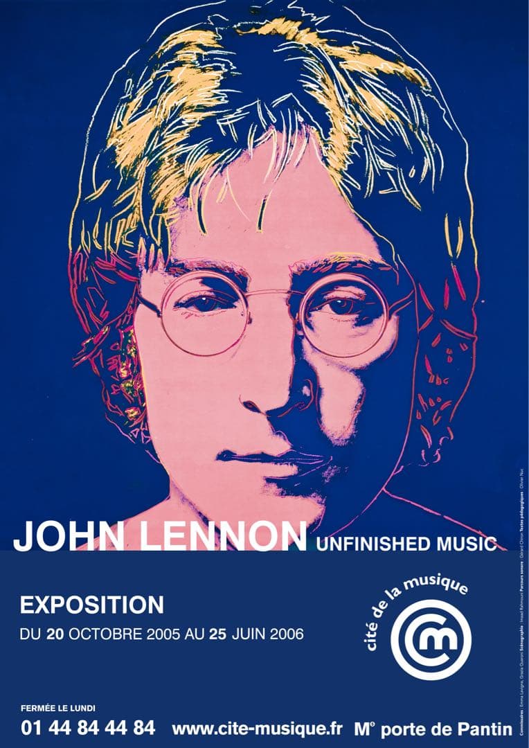 ジョン・レノン アンディ・ウォーホル アートポスター A2版 - メルカリ